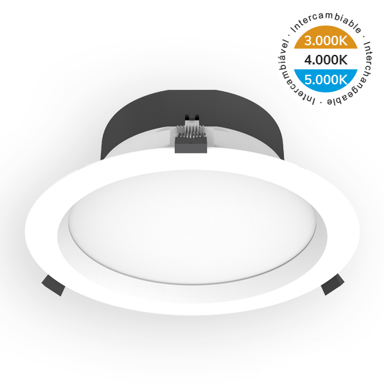 FILUX F9075 DOWNLIGHT LED CCT REDONDO  DIMMABLE 6W- 5AÑOS GARANTIA